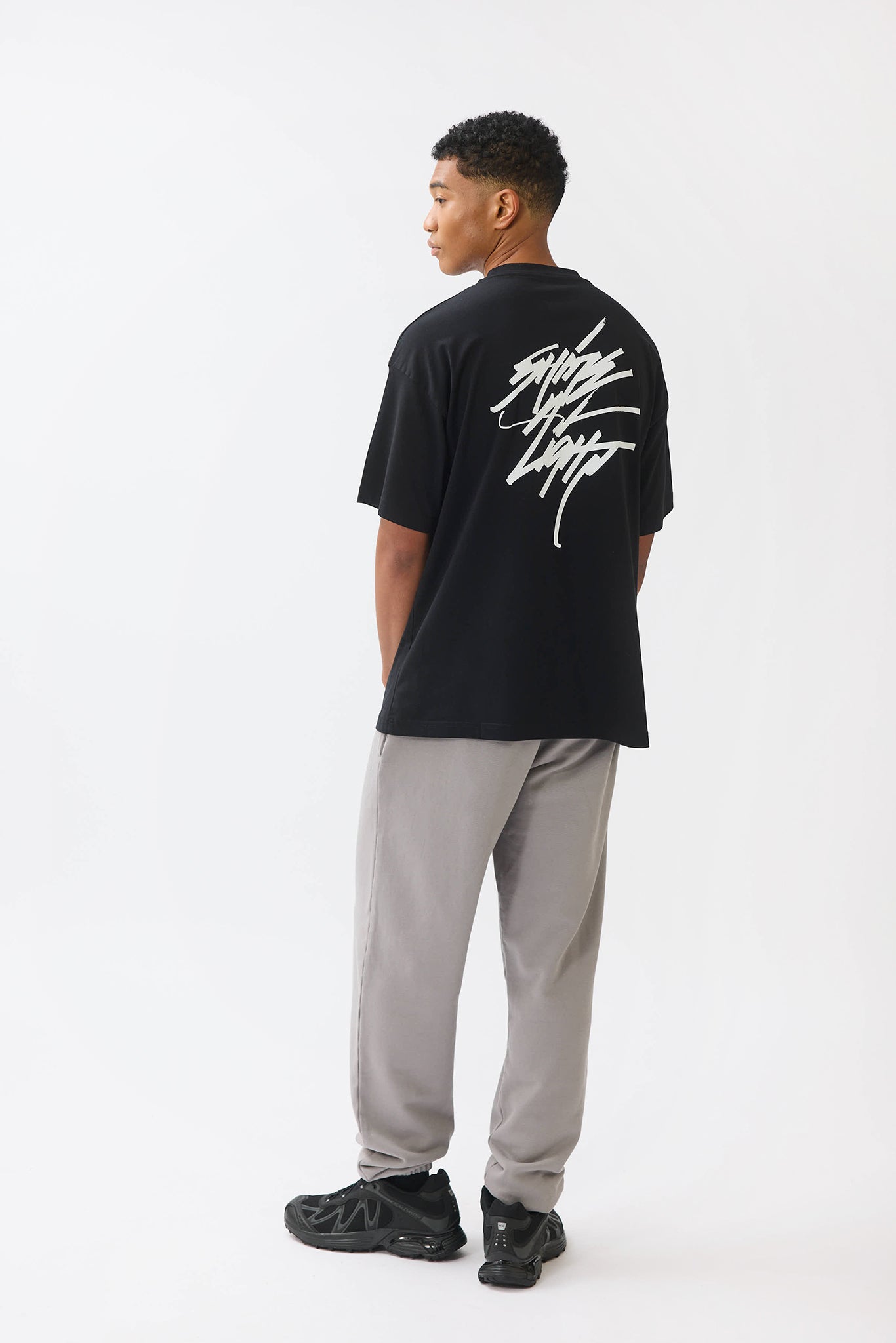 TGB x JK5 SHINE A LIGHT T-SHIRT - BLACK - THAT GORILLA BRAND