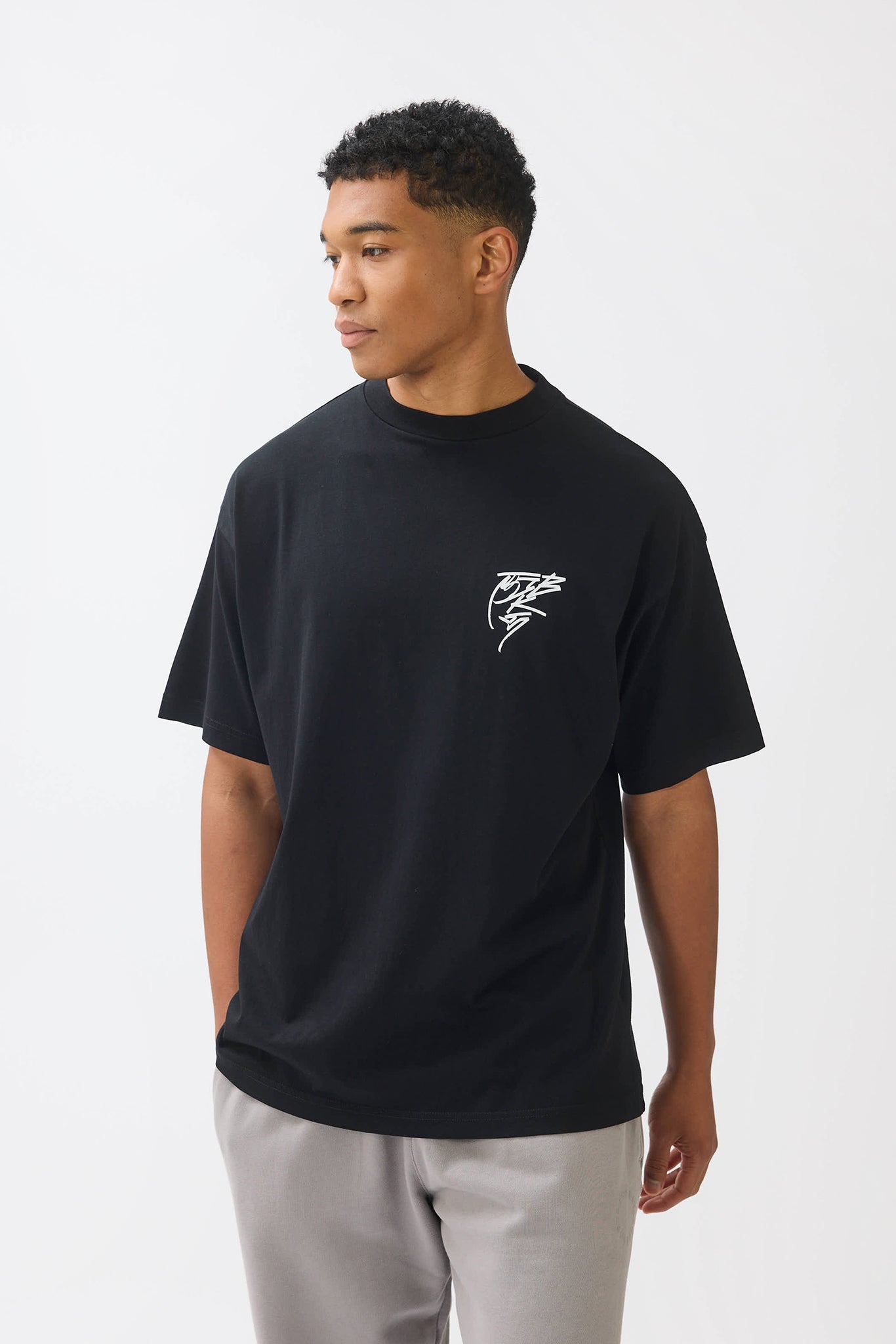 TGB x JK5 SHINE A LIGHT T-SHIRT - BLACK - THAT GORILLA BRAND