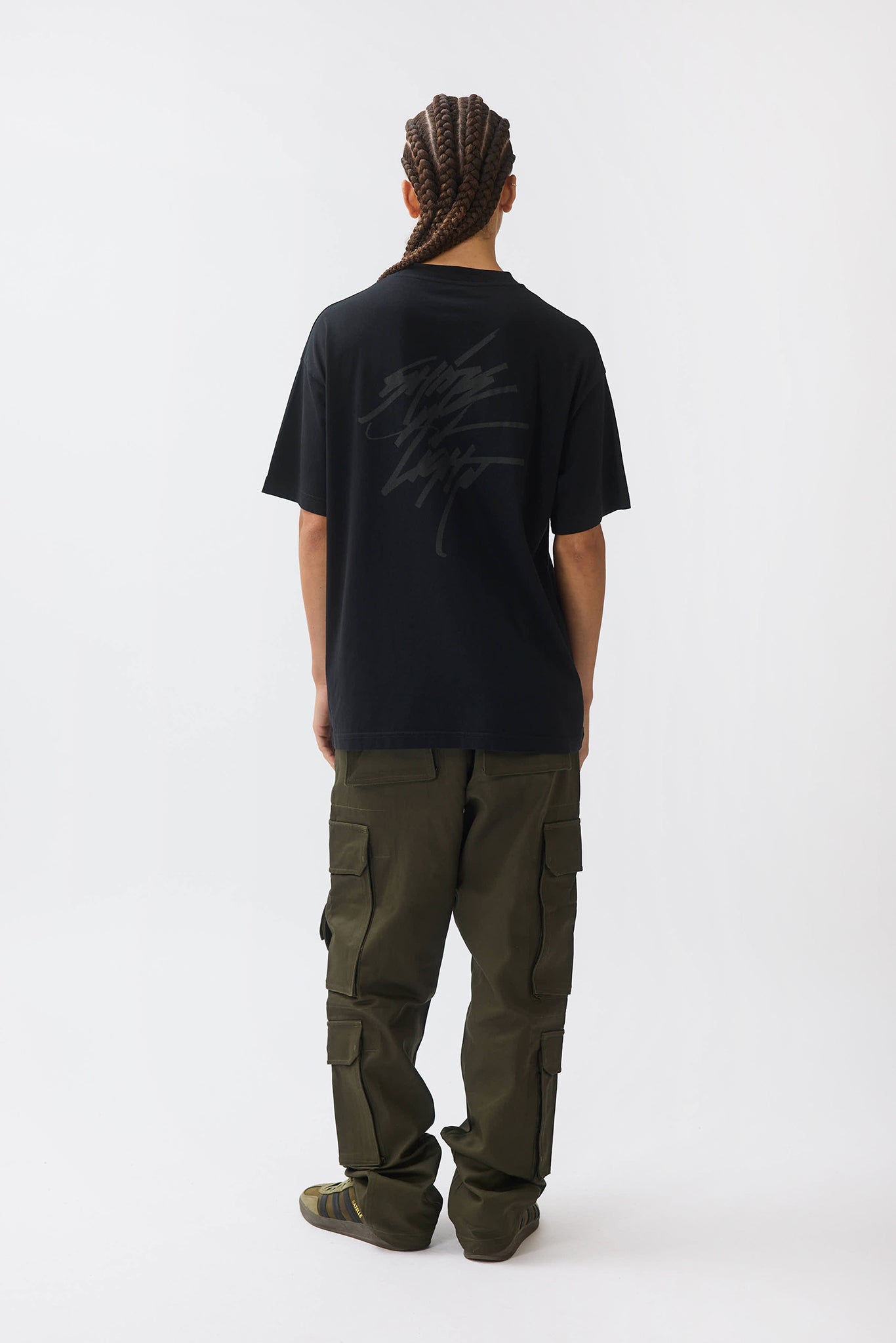 TGB x JK5 SHINE A LIGHT T-SHIRT - BLACK ON BLACK - THAT GORILLA BRAND