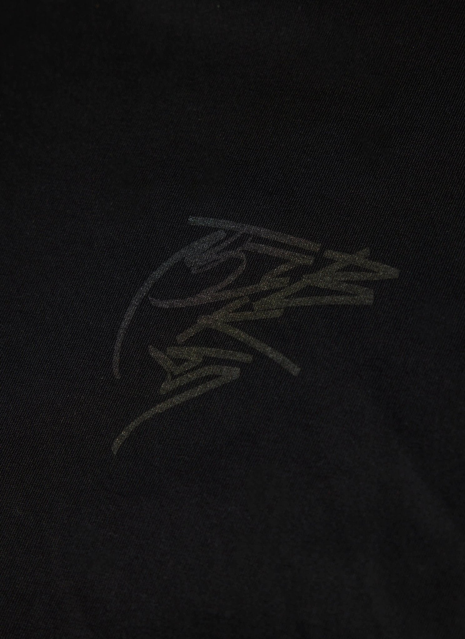 TGB x JK5 SHINE A LIGHT T-SHIRT - BLACK ON BLACK - THAT GORILLA BRAND