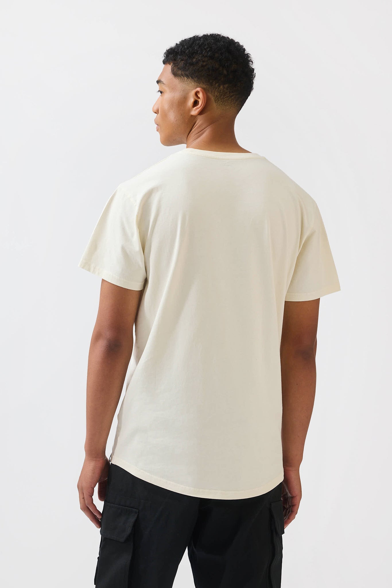 MINI EMBROIDERY T-SHIRT - TOFU/WHITE - THAT GORILLA BRAND