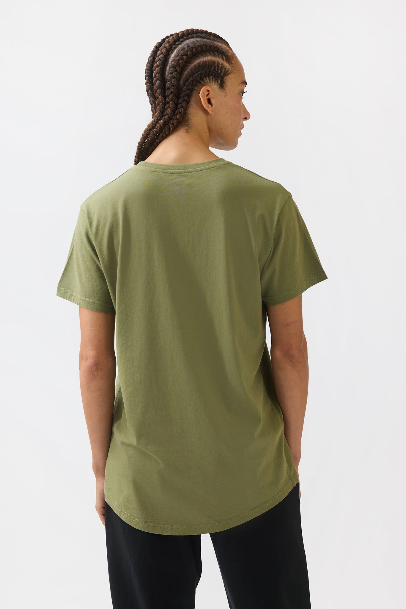 MINI EMBROIDERY T-SHIRT - OLIVE - THAT GORILLA BRAND