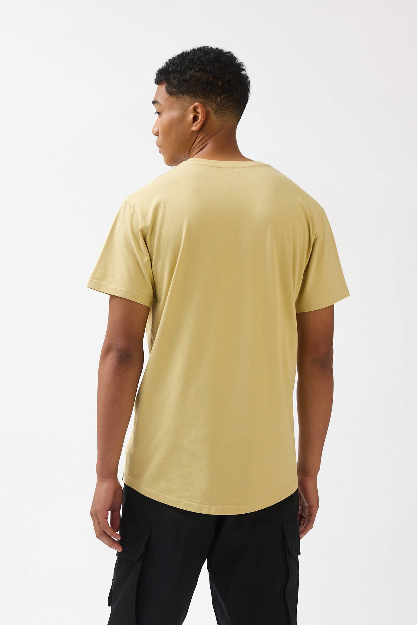 MINI EMBROIDERY T-SHIRT - PALE OLIVE - THAT GORILLA BRAND