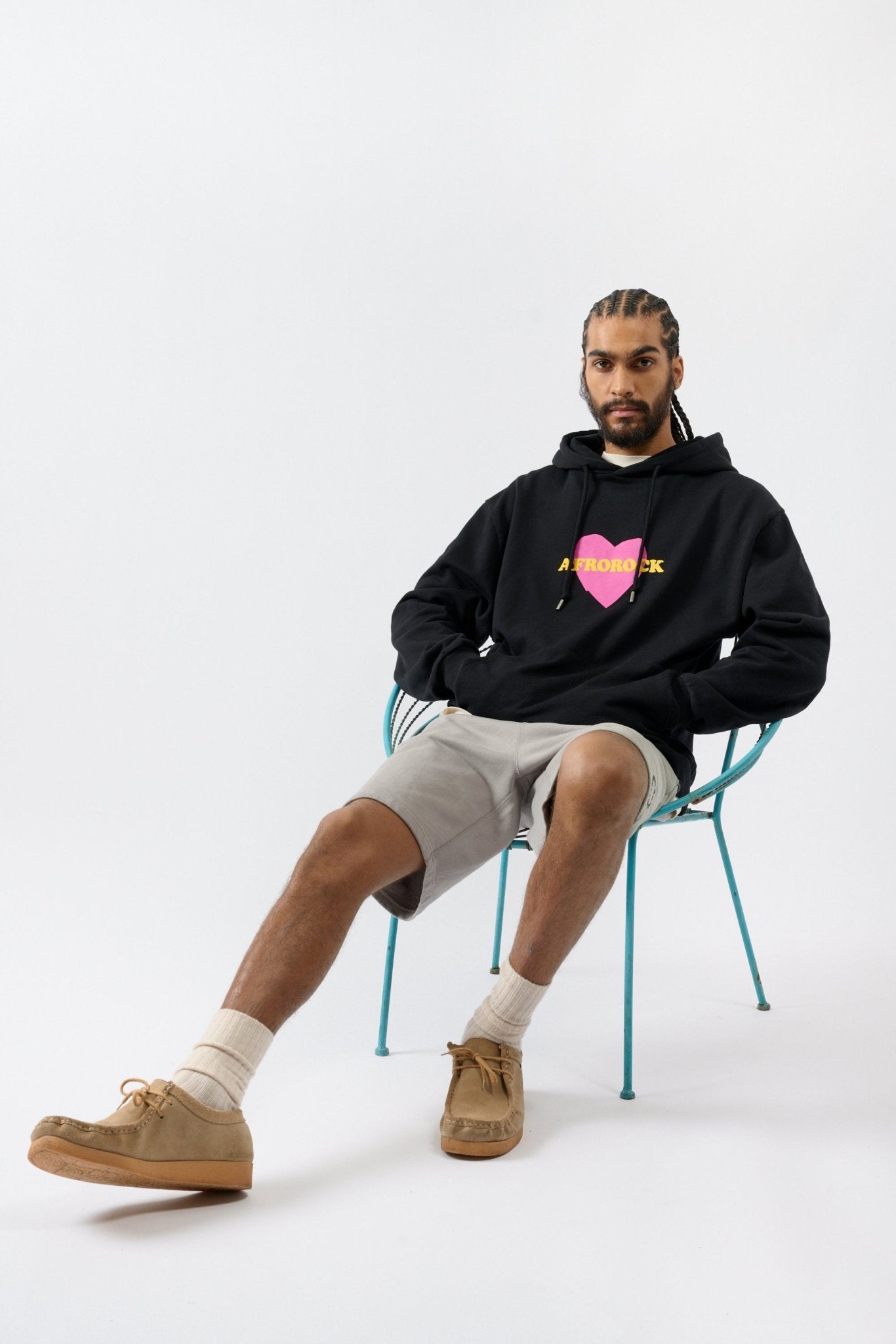 Afrorock Love Hoodie - Black - THAT GORILLA BRAND