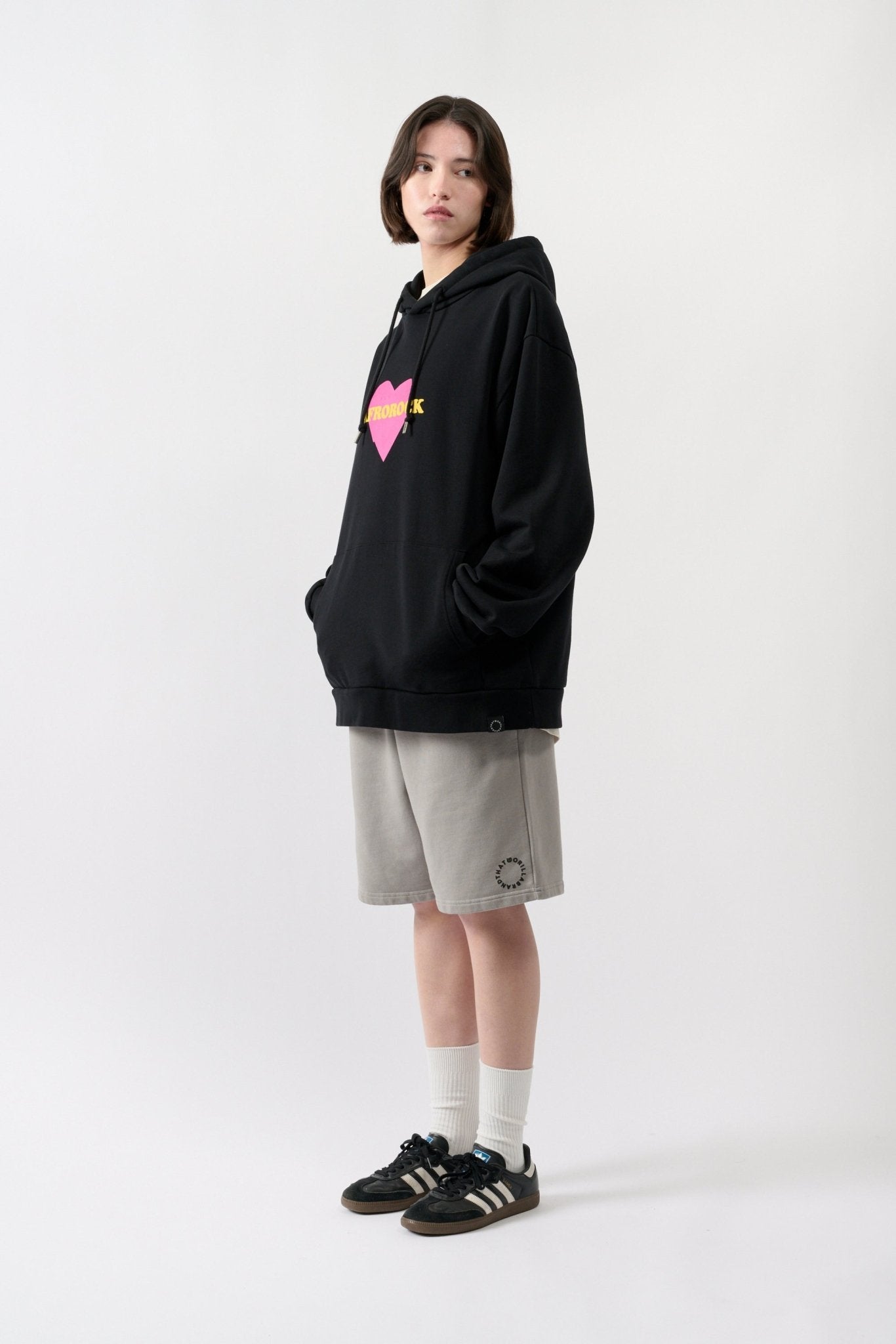 Afrorock Love Hoodie - Black - THAT GORILLA BRAND