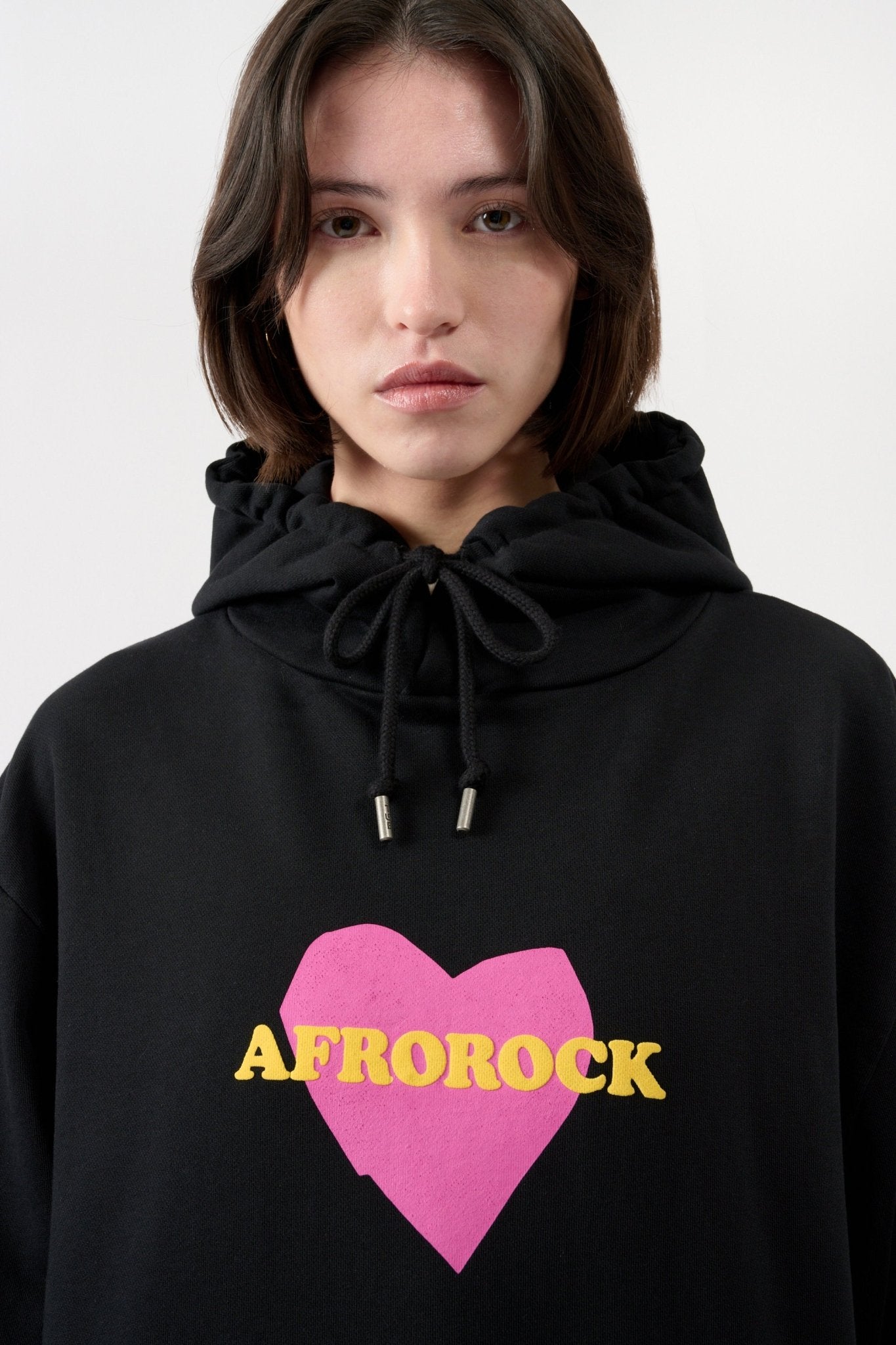 Afrorock Love Hoodie - Black - THAT GORILLA BRAND