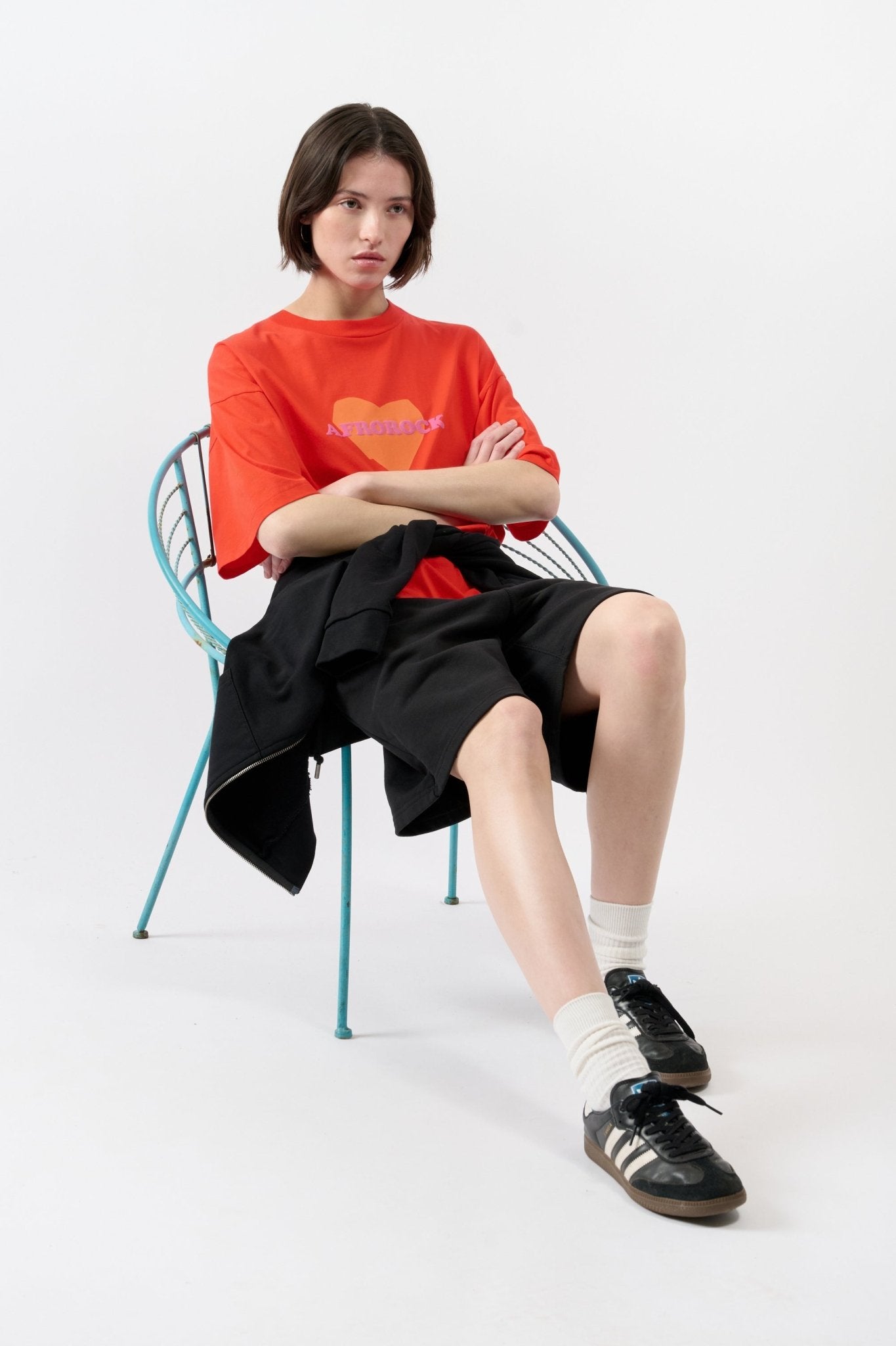 Afrorock Love T-shirt - Red - THAT GORILLA BRAND