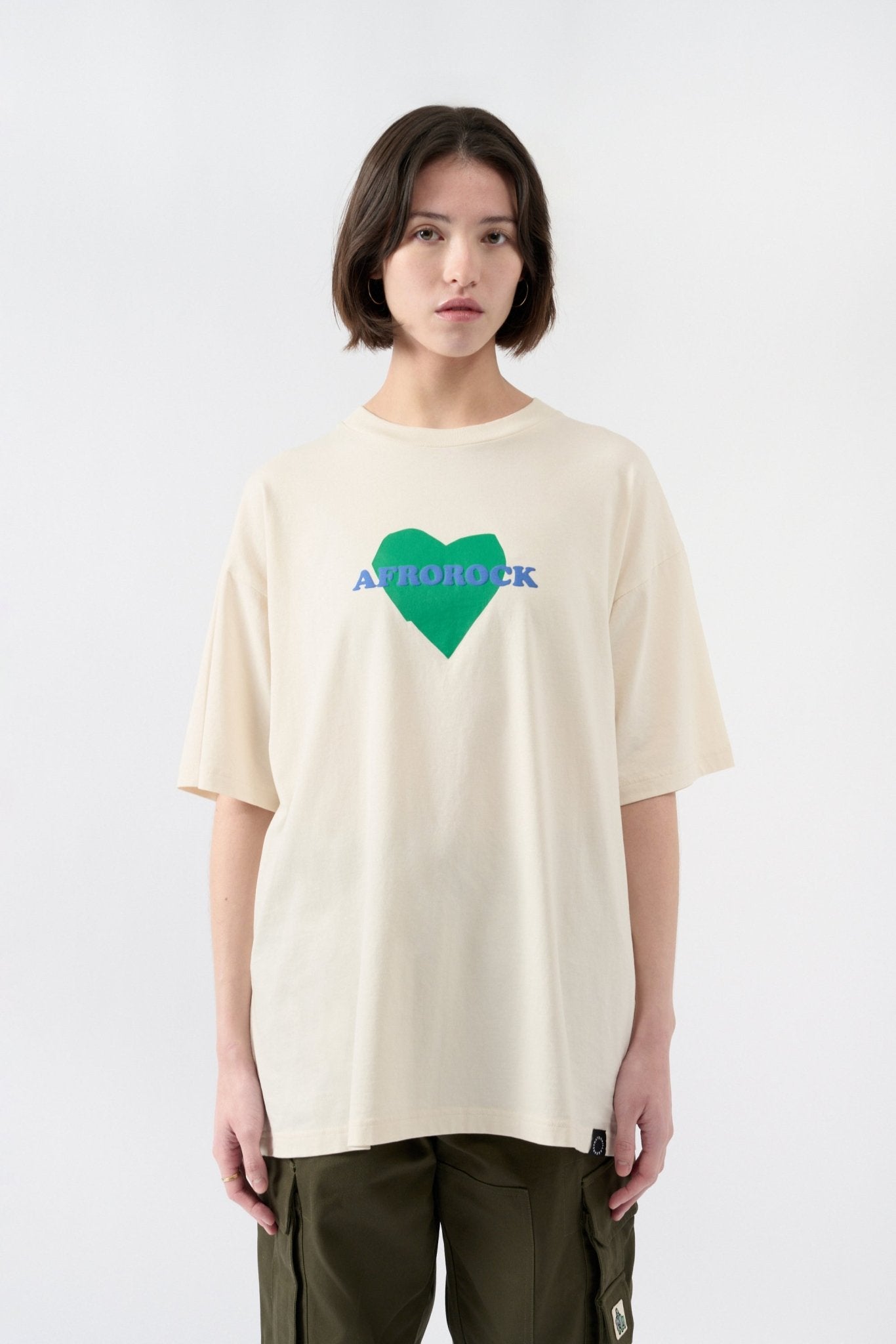 Afrorock Love T-shirt - White - THAT GORILLA BRAND