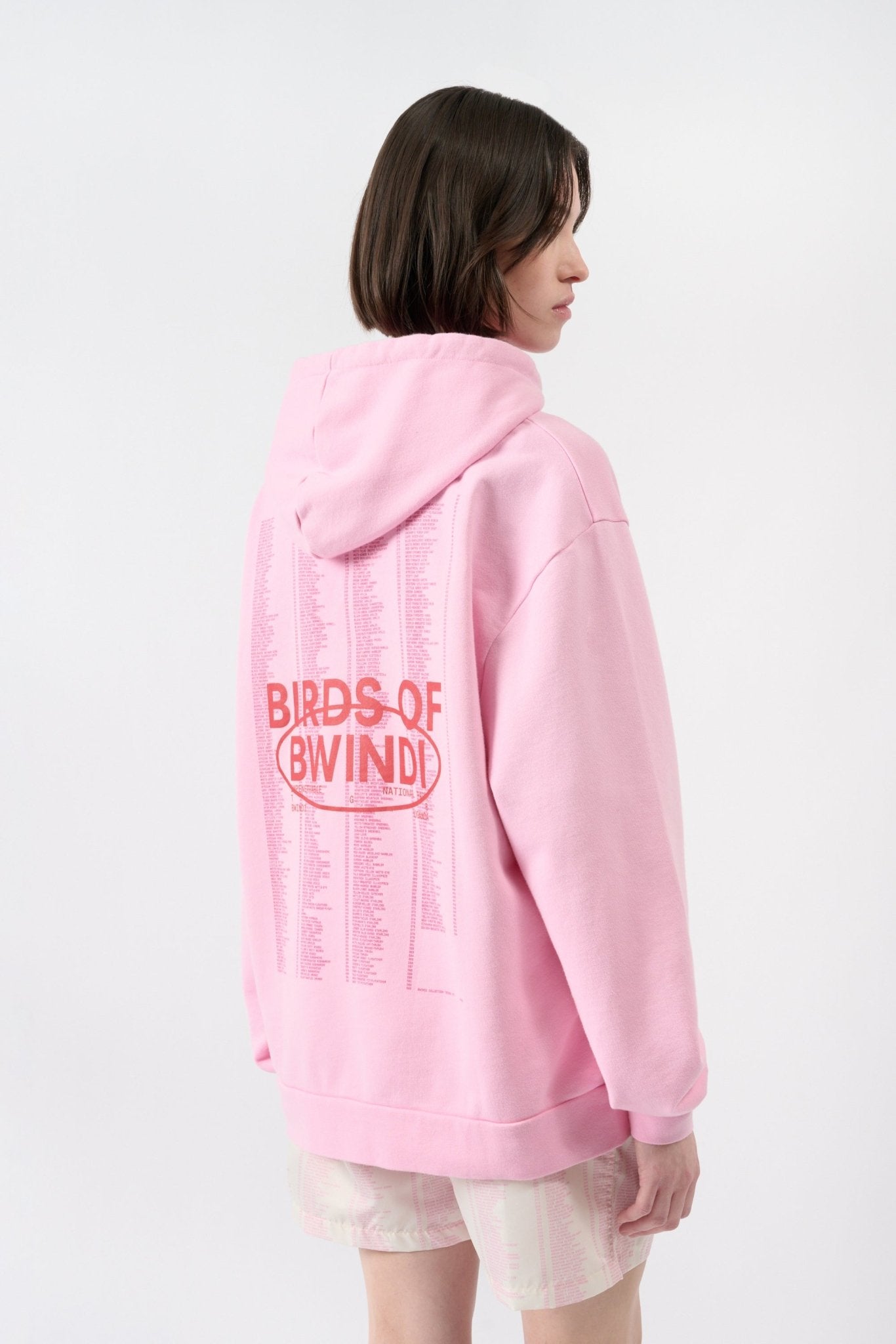 Birds of Bwindi Hoodie - Pink - THAT GORILLA BRAND