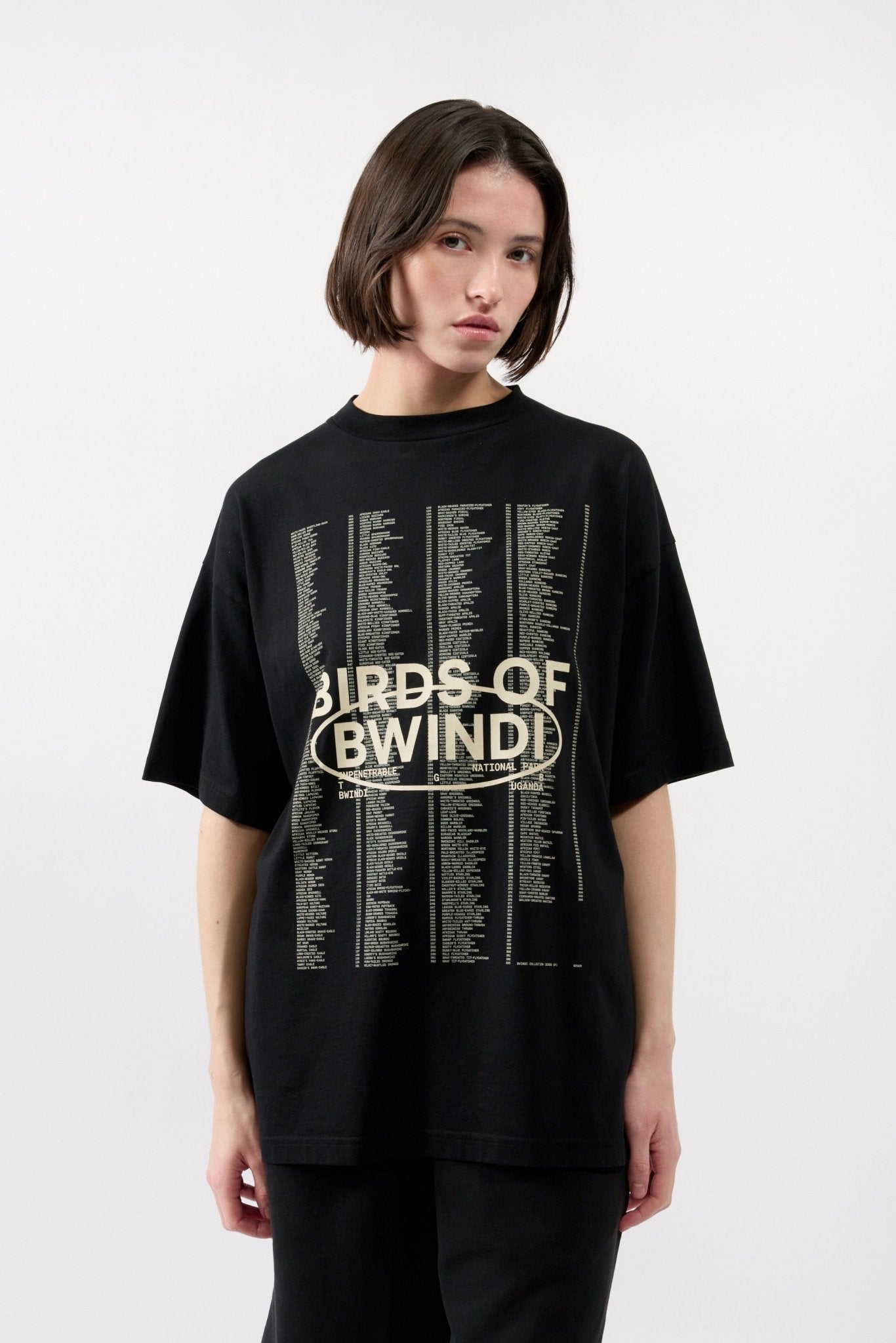 Birds of Bwindi T-shirt - Black - THAT GORILLA BRAND