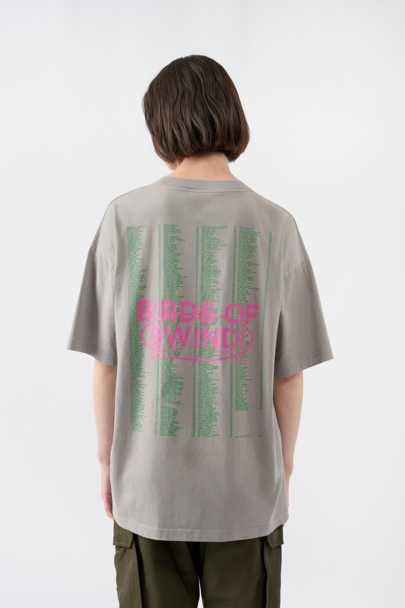 Birds of Bwindi T-shirt - Grey - THAT GORILLA BRAND