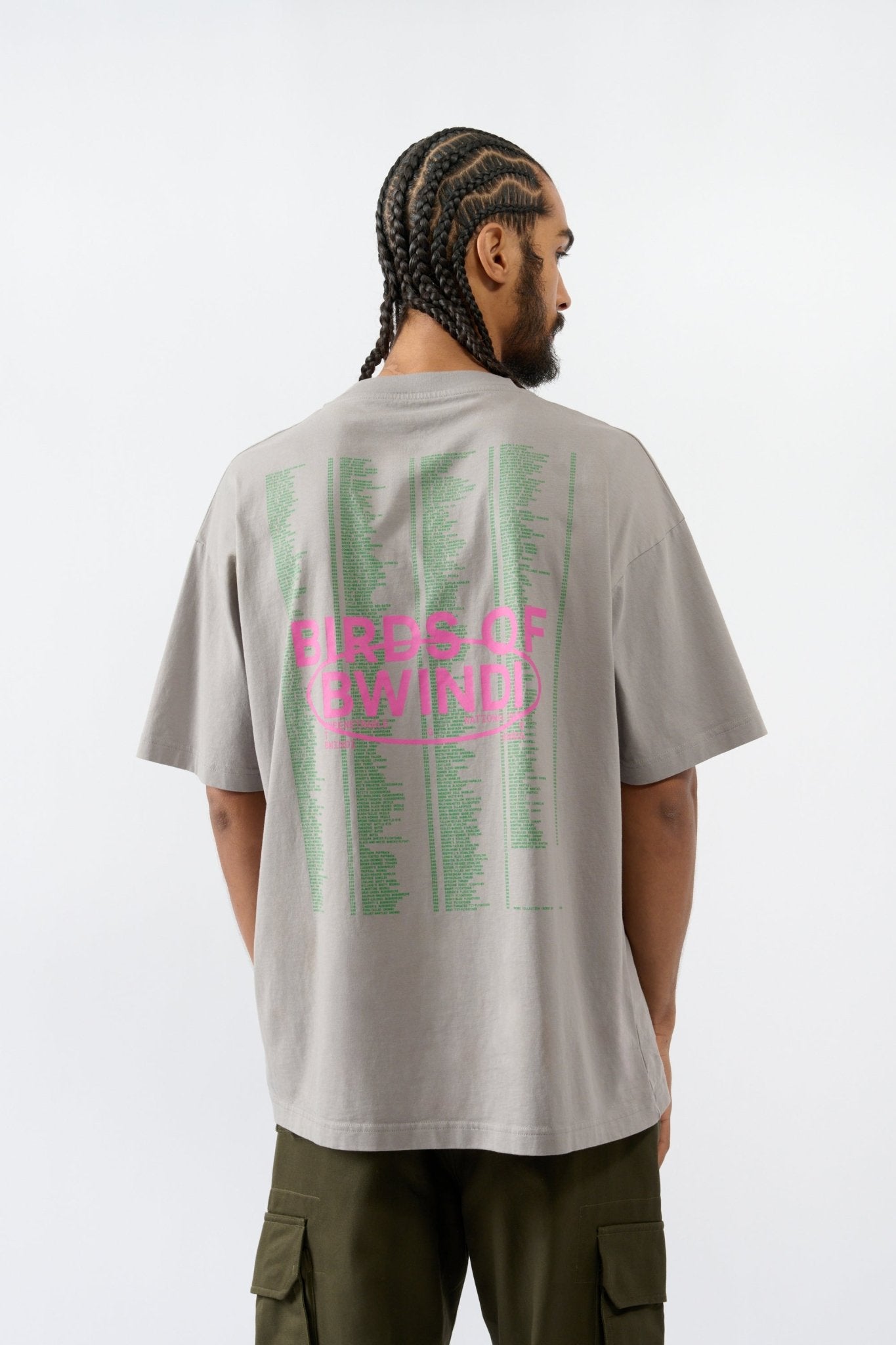 Birds of Bwindi T-shirt - Grey - THAT GORILLA BRAND