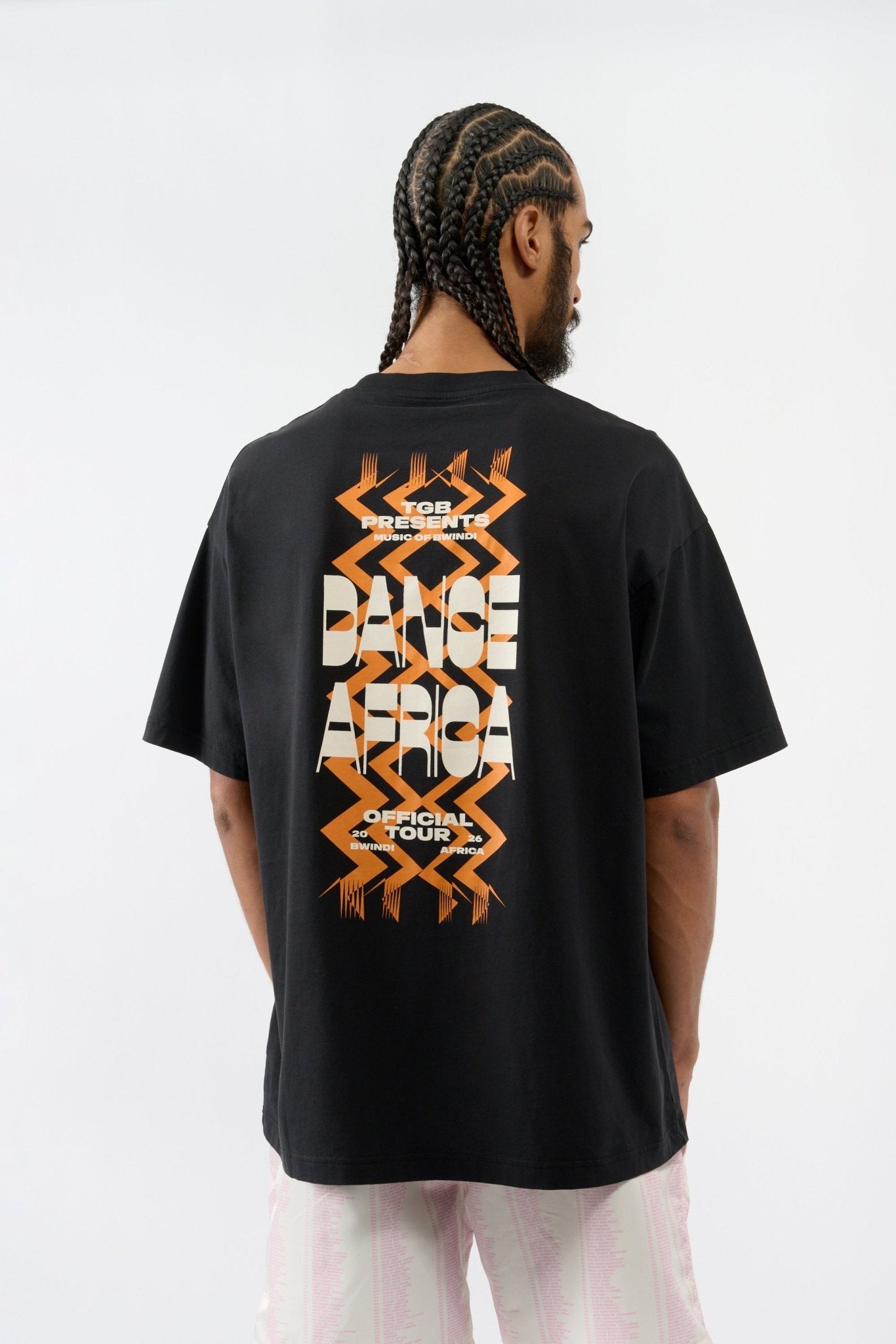 Dance Africa T-shirt - Black - THAT GORILLA BRAND