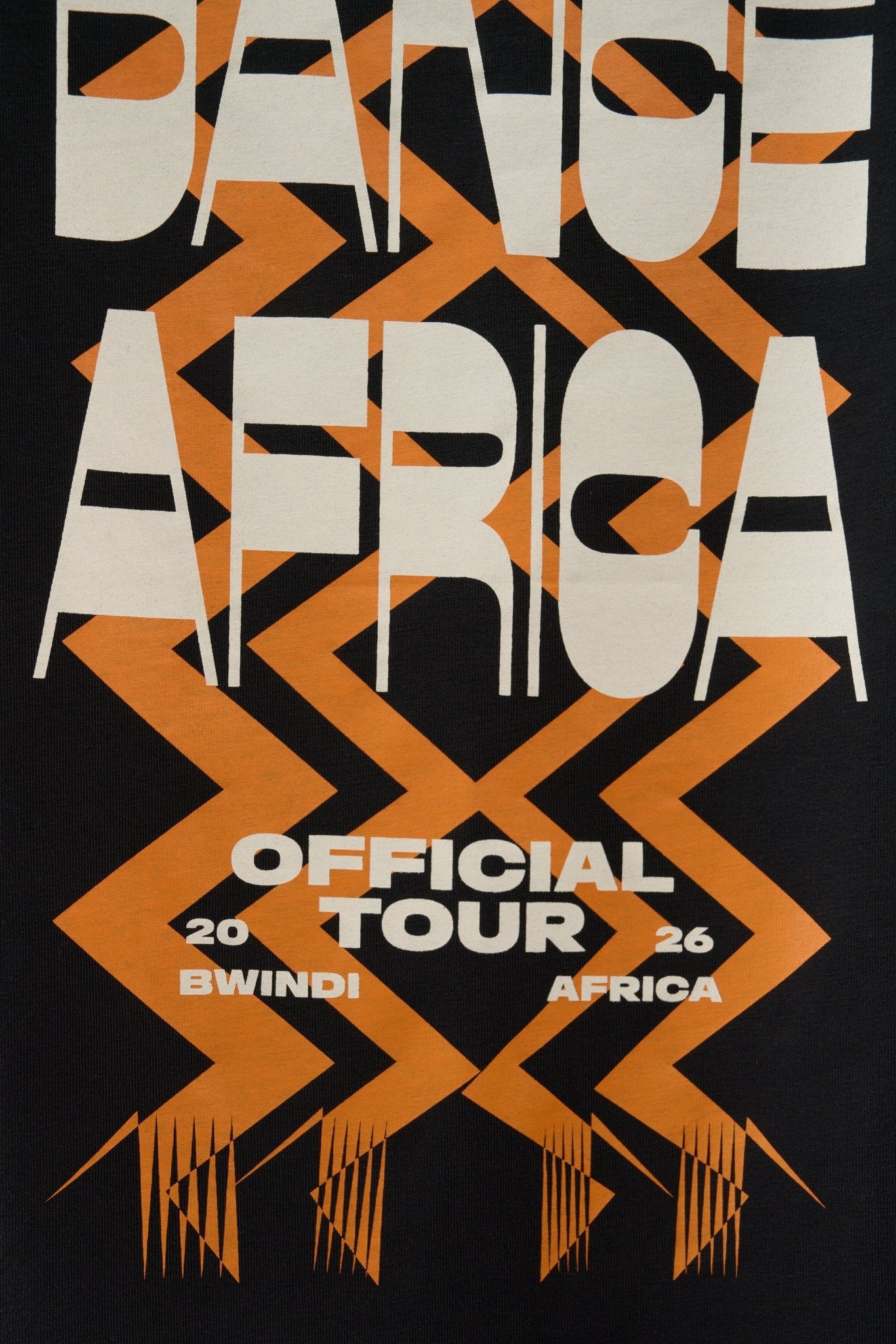 Dance Africa T-shirt - Black - THAT GORILLA BRAND