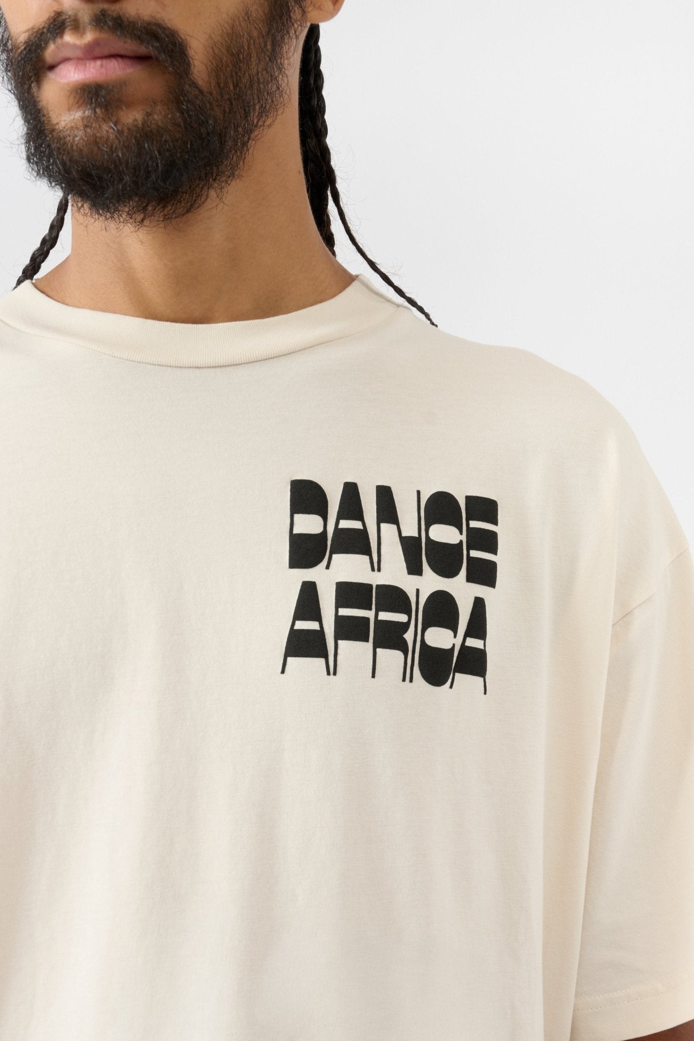 Dance Africa T-shirt - White - THAT GORILLA BRAND