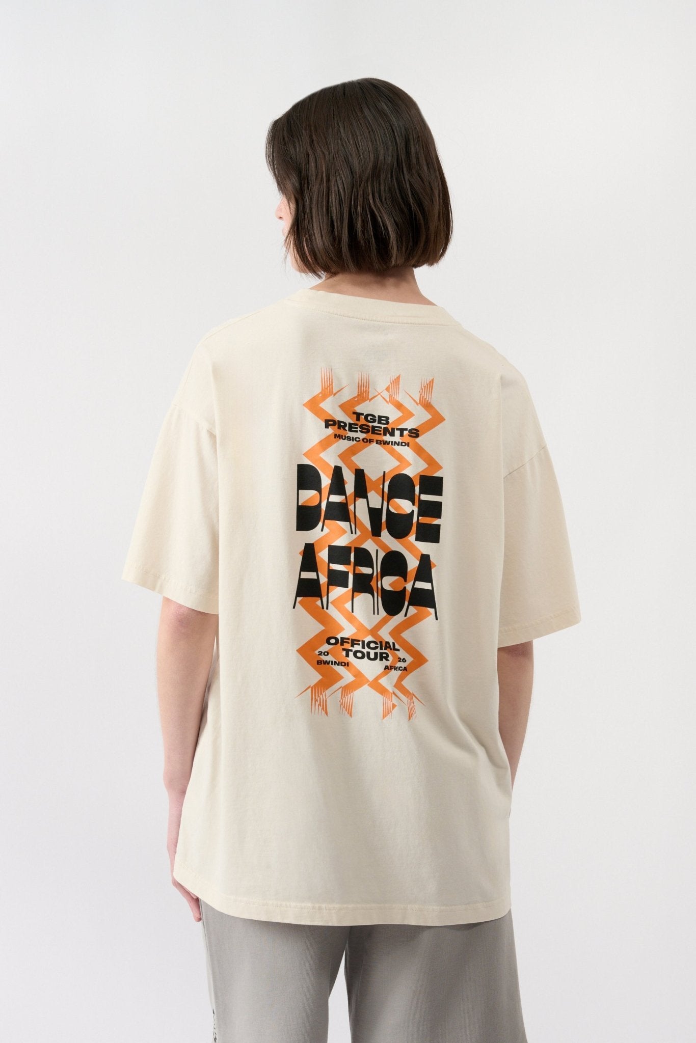 Dance Africa T-shirt - White - THAT GORILLA BRAND