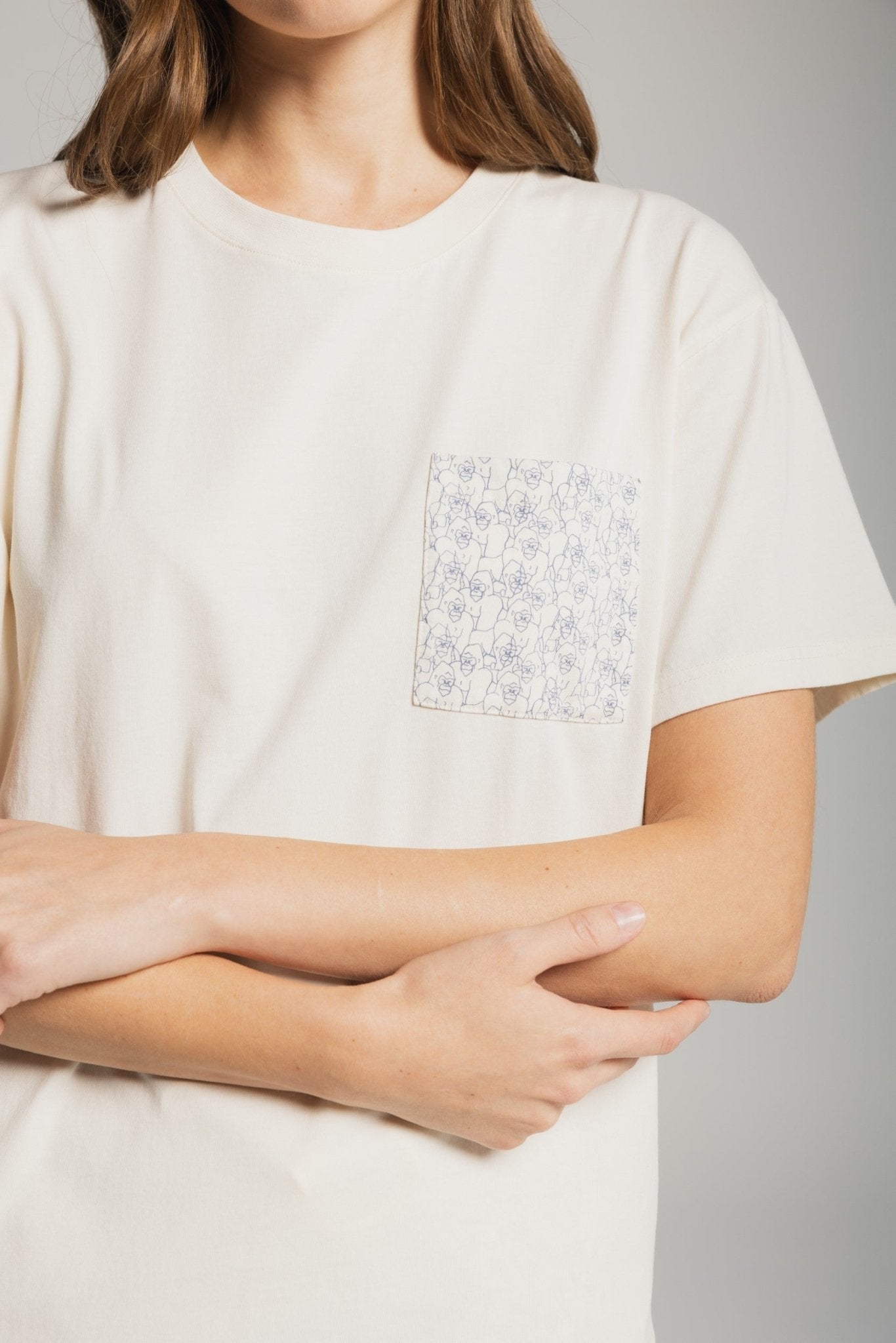 GORILLA CAMO POCKET T - DUST WHITE - THAT GORILLA BRAND