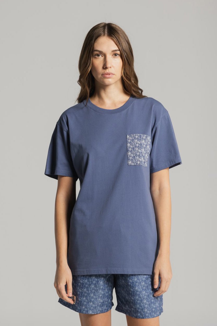GORILLA CAMO POCKET T - INDIGO - THAT GORILLA BRAND