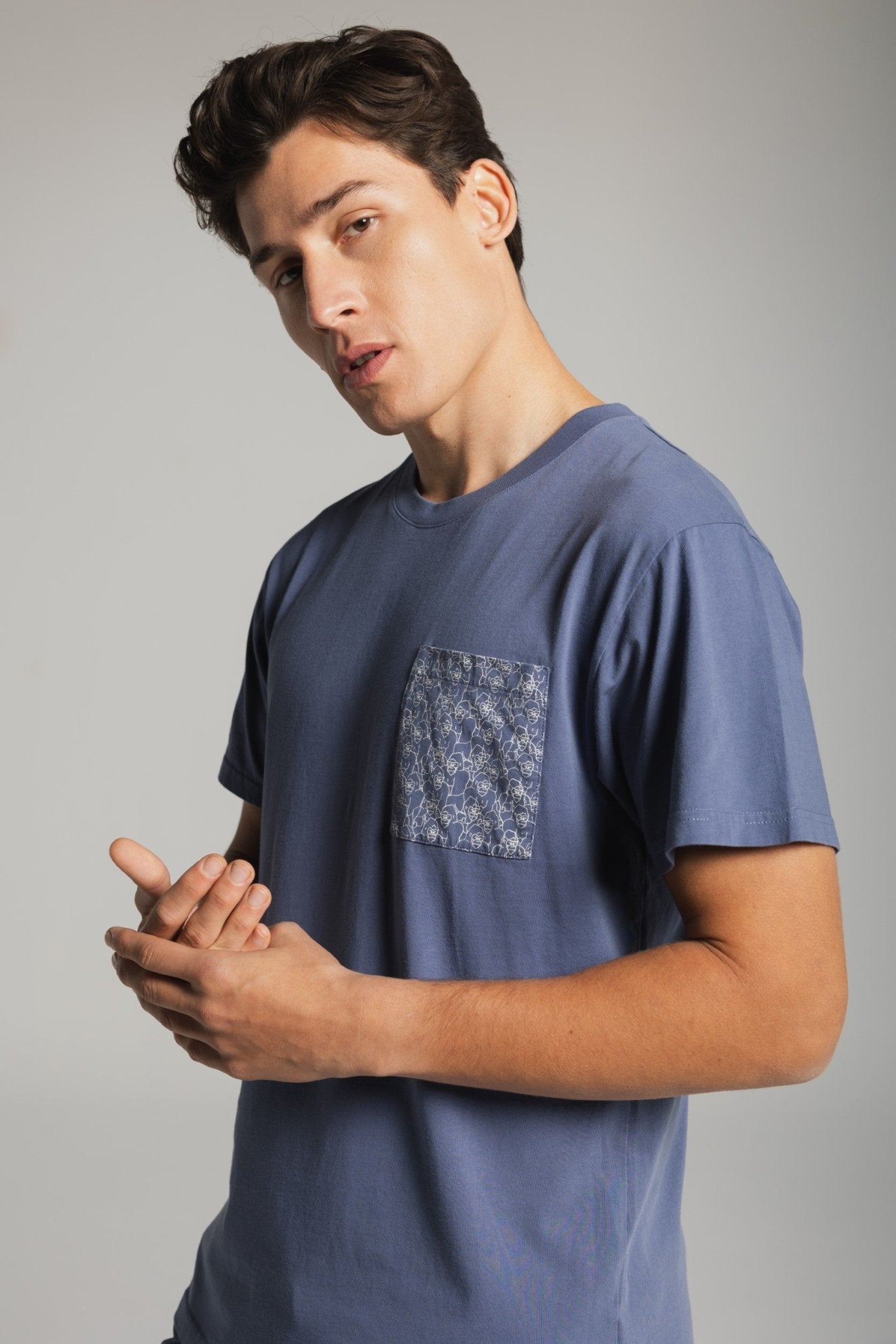 GORILLA CAMO POCKET T - INDIGO - THAT GORILLA BRAND