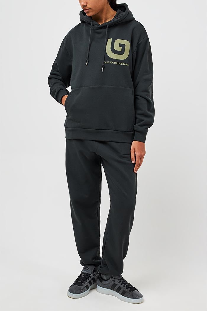 GORILLA FIST HOODIE - BLACK - THAT GORILLA BRAND