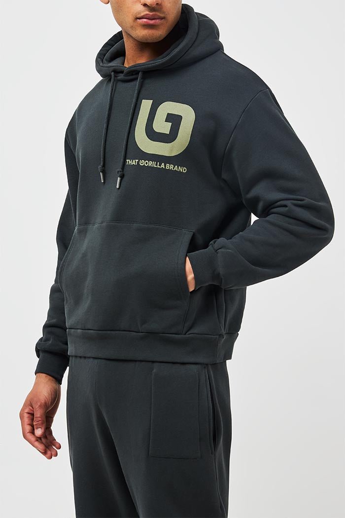 GORILLA FIST HOODIE - BLACK - THAT GORILLA BRAND