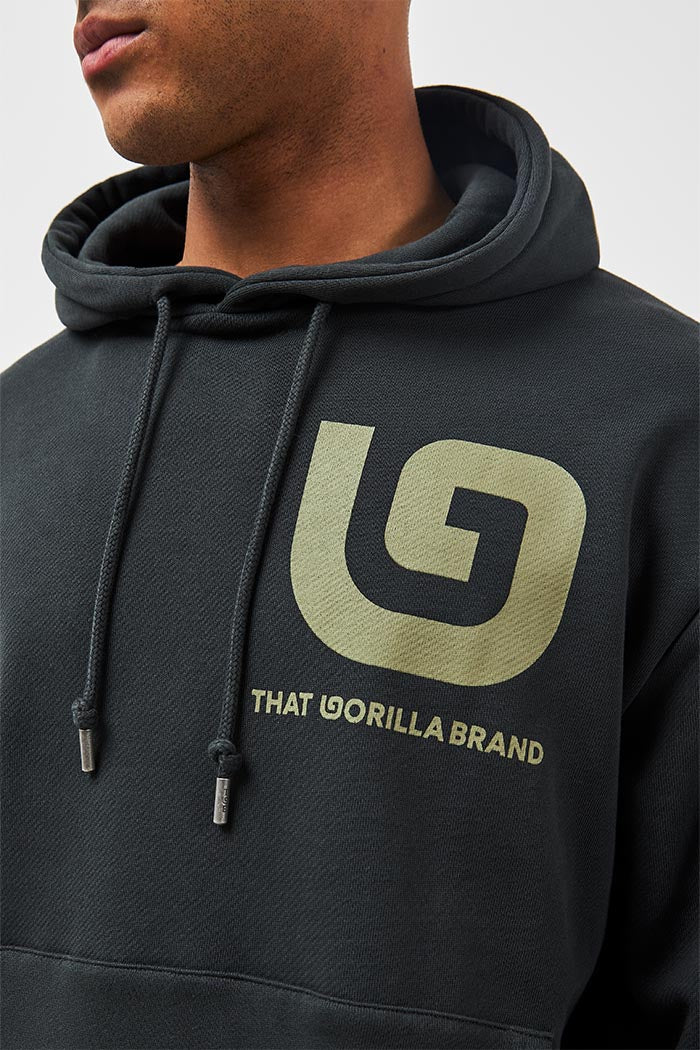 GORILLA FIST HOODIE - BLACK - THAT GORILLA BRAND
