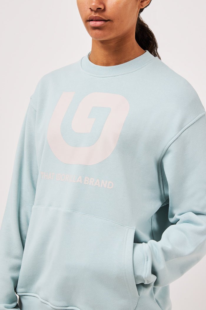 GORILLA FIST KANGA SWEATSHIRT - POOL - THAT GORILLA BRAND
