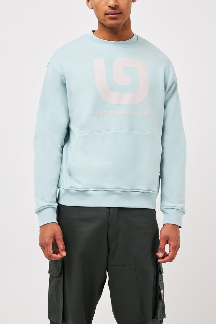 GORILLA FIST KANGA SWEATSHIRT - POOL - THAT GORILLA BRAND