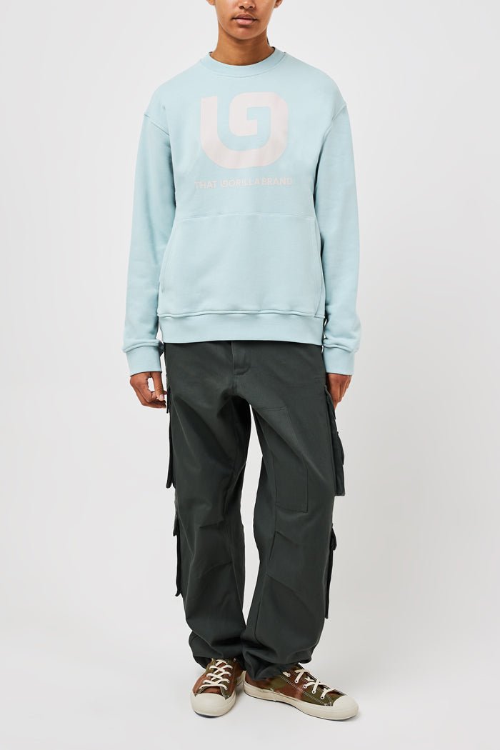 GORILLA FIST KANGA SWEATSHIRT - POOL - THAT GORILLA BRAND