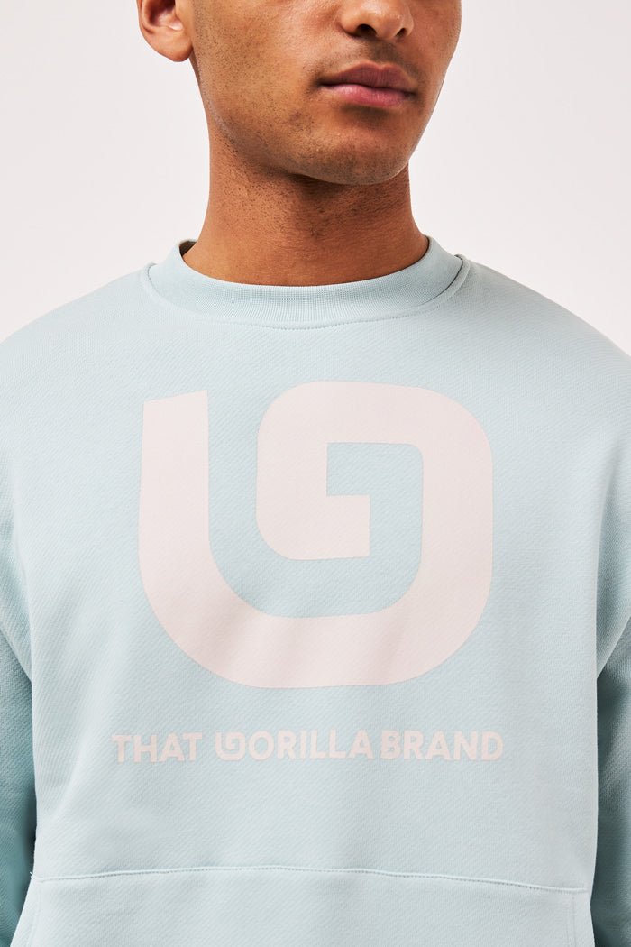 GORILLA FIST KANGA SWEATSHIRT - POOL - THAT GORILLA BRAND