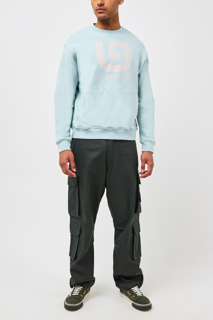 GORILLA FIST KANGA SWEATSHIRT - POOL - THAT GORILLA BRAND