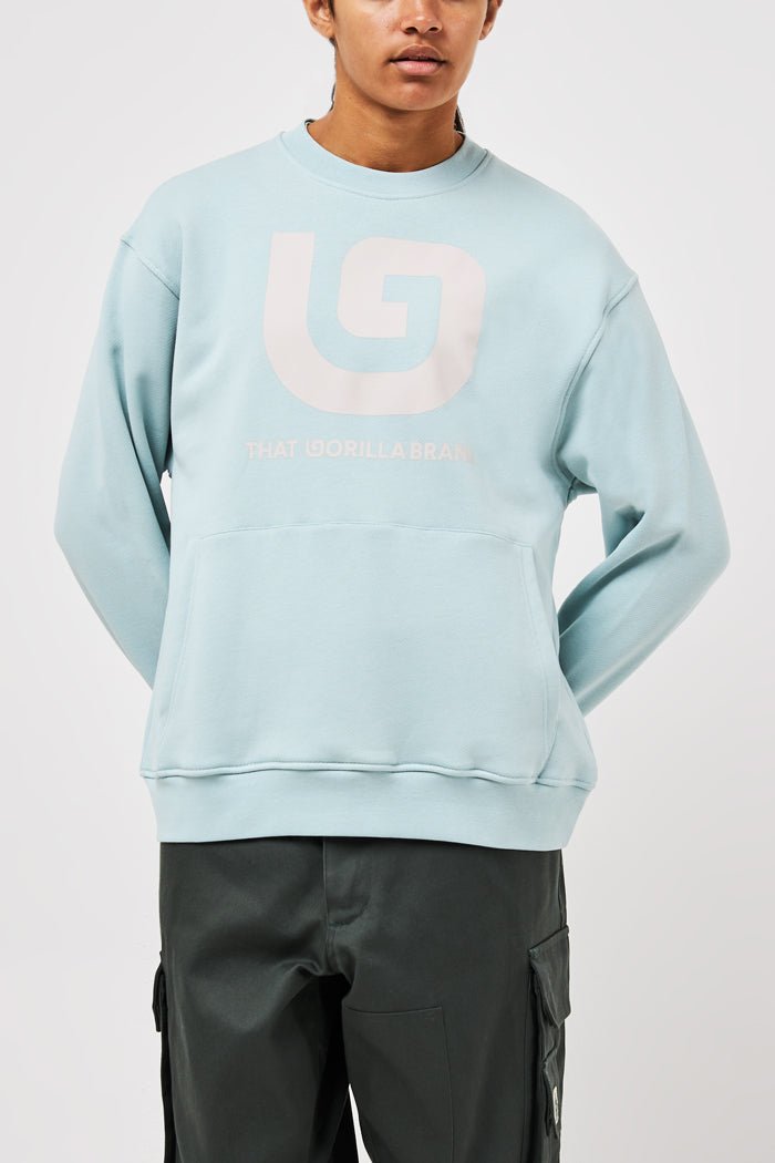 GORILLA FIST KANGA SWEATSHIRT - POOL - THAT GORILLA BRAND