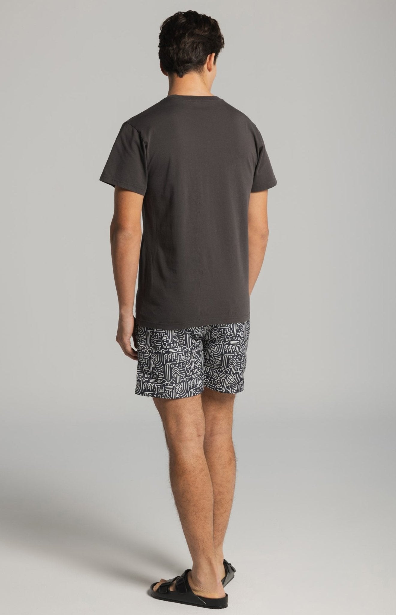 GORILLA WATERFALL TRUNKS - AOP BLACK - THAT GORILLA BRAND