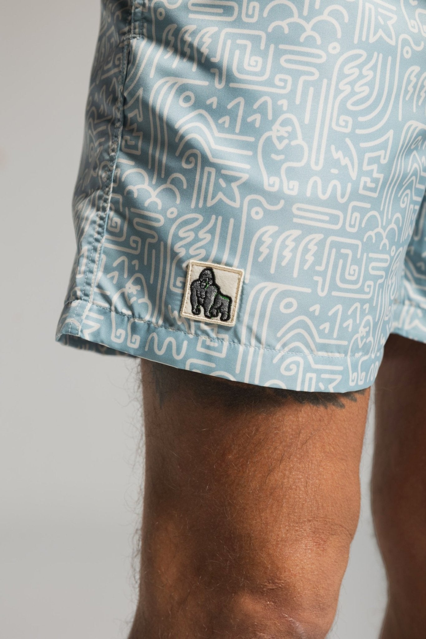 GORILLA WATERFALL TRUNKS - AOP BLUE - THAT GORILLA BRAND