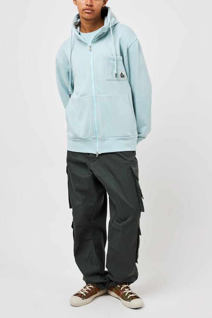 GORILLA ZIP HOODIE - POOL - THAT GORILLA BRAND