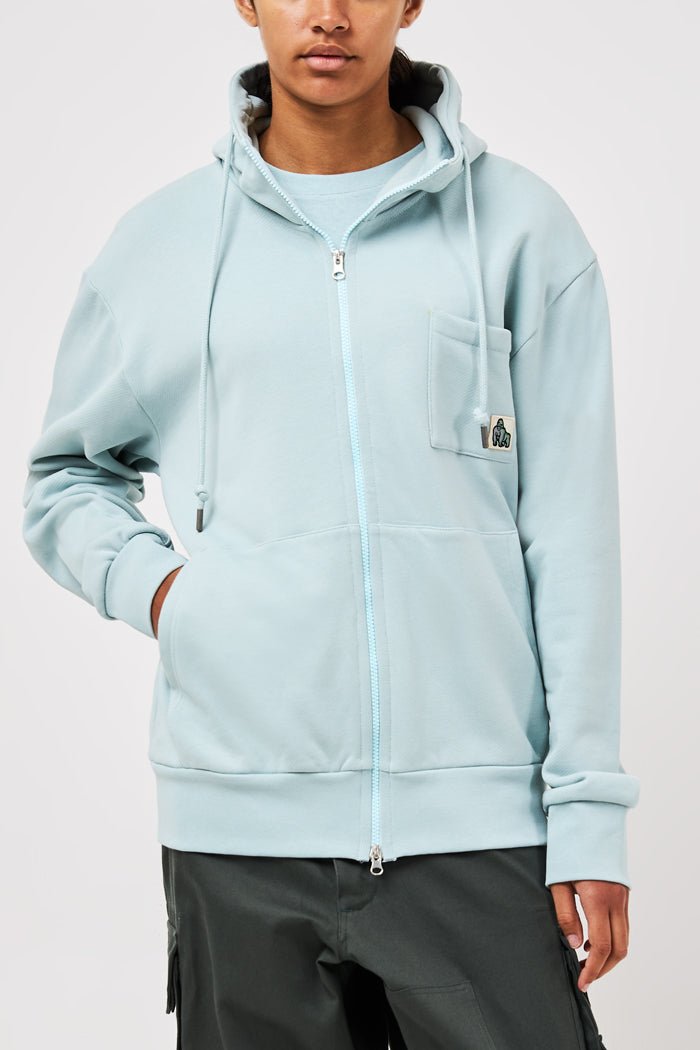 GORILLA ZIP HOODIE - POOL - THAT GORILLA BRAND