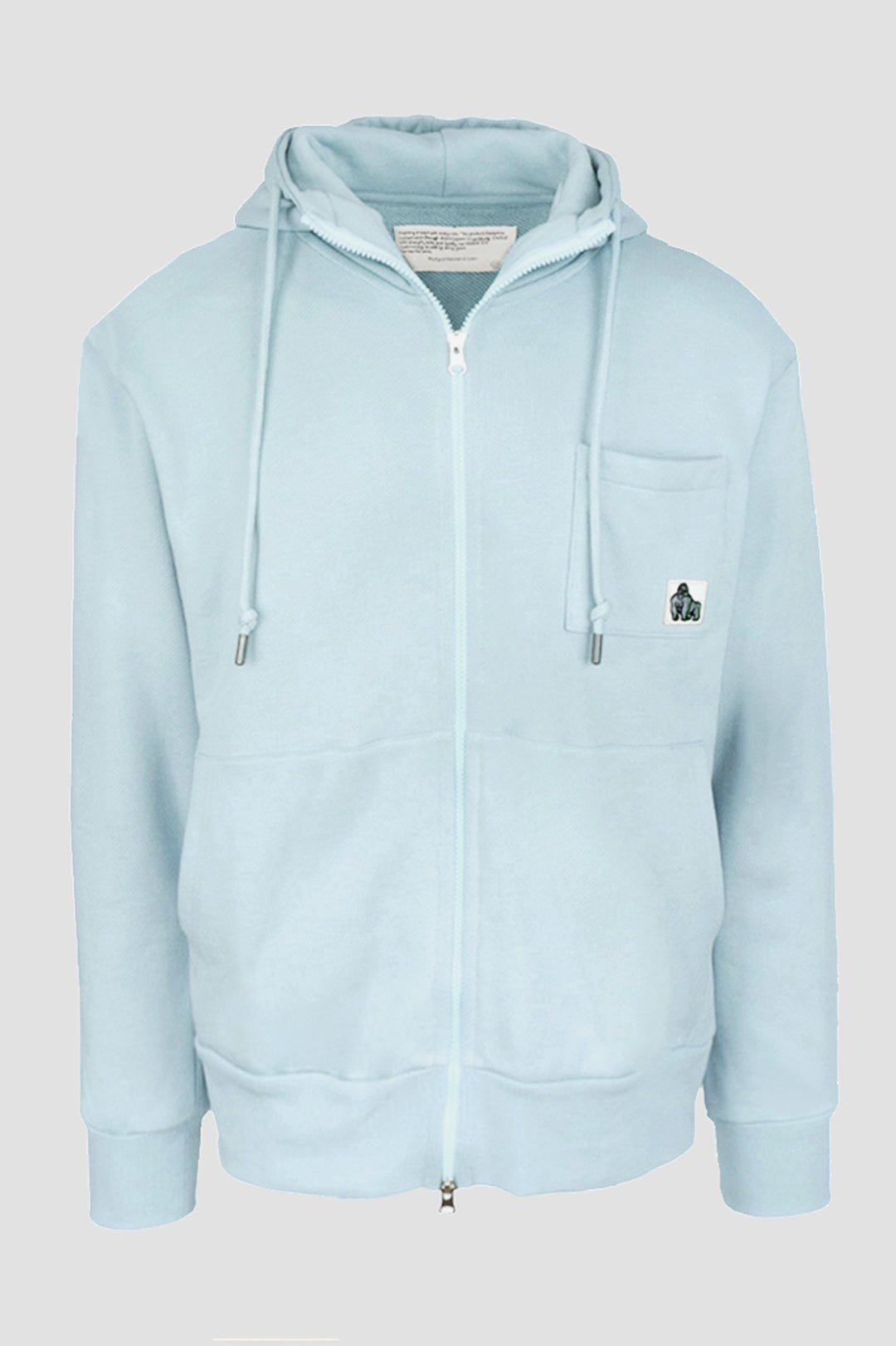 GORILLA ZIP HOODIE - POOL - THAT GORILLA BRAND