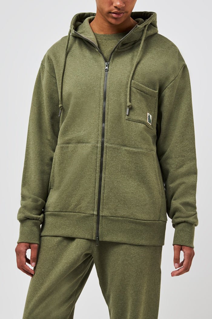 GORILLA ZIP HOODIE - ROCK - THAT GORILLA BRAND