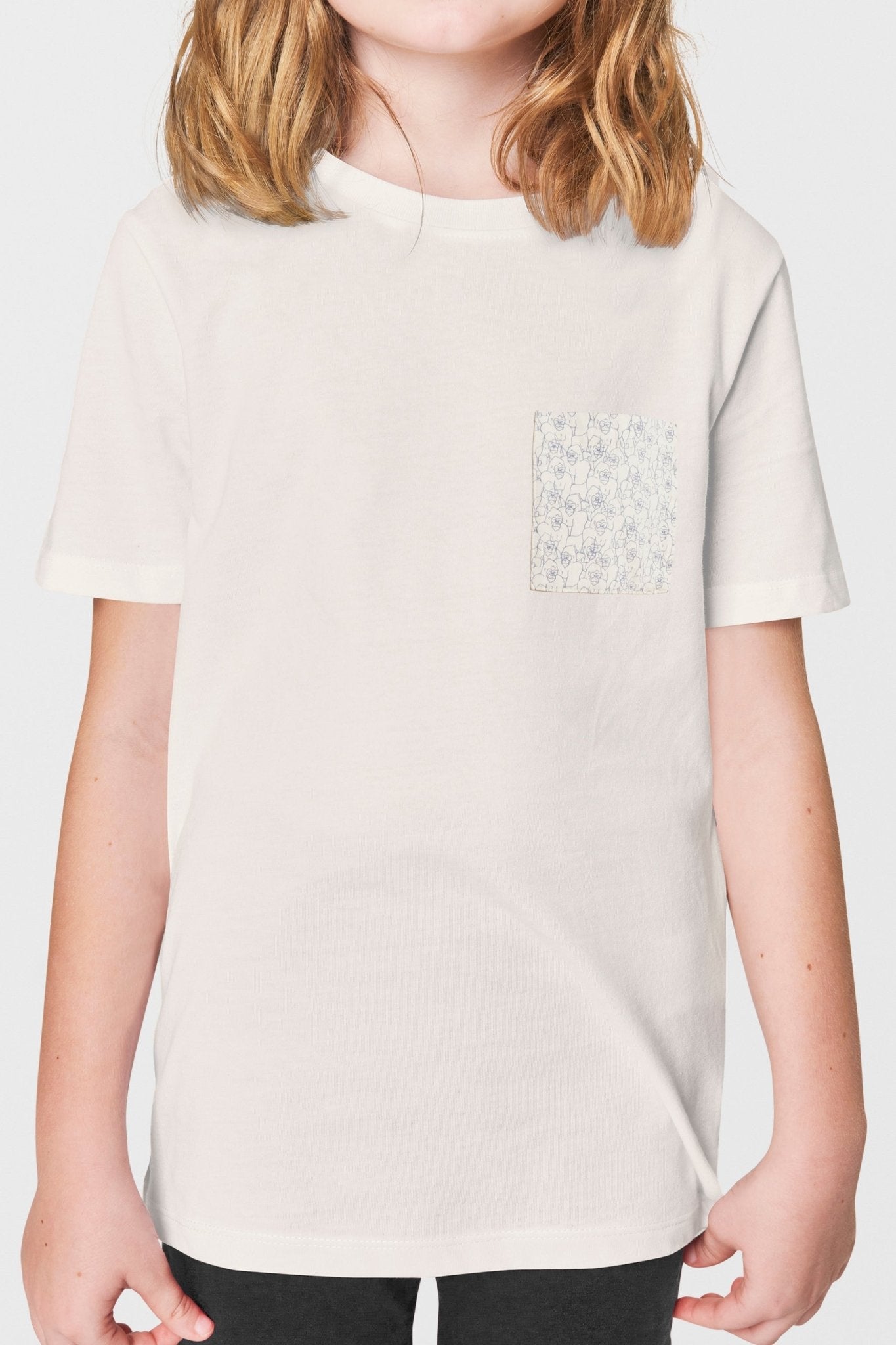 KIDS GORILLA CAMO POCKET T - DUST WHITE - THAT GORILLA BRAND