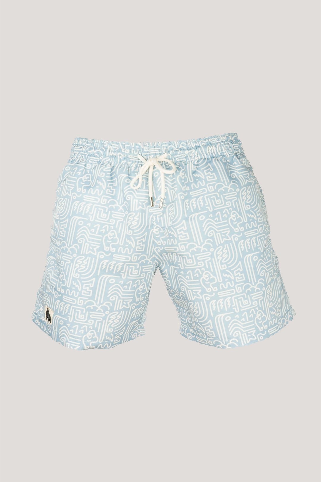 KIDS GORILLA WATERFALL TRUNKS - AOP BLUE - THAT GORILLA BRAND