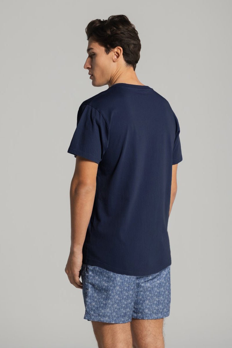 MINI EMBROIDERY T - NAVY - THAT GORILLA BRAND