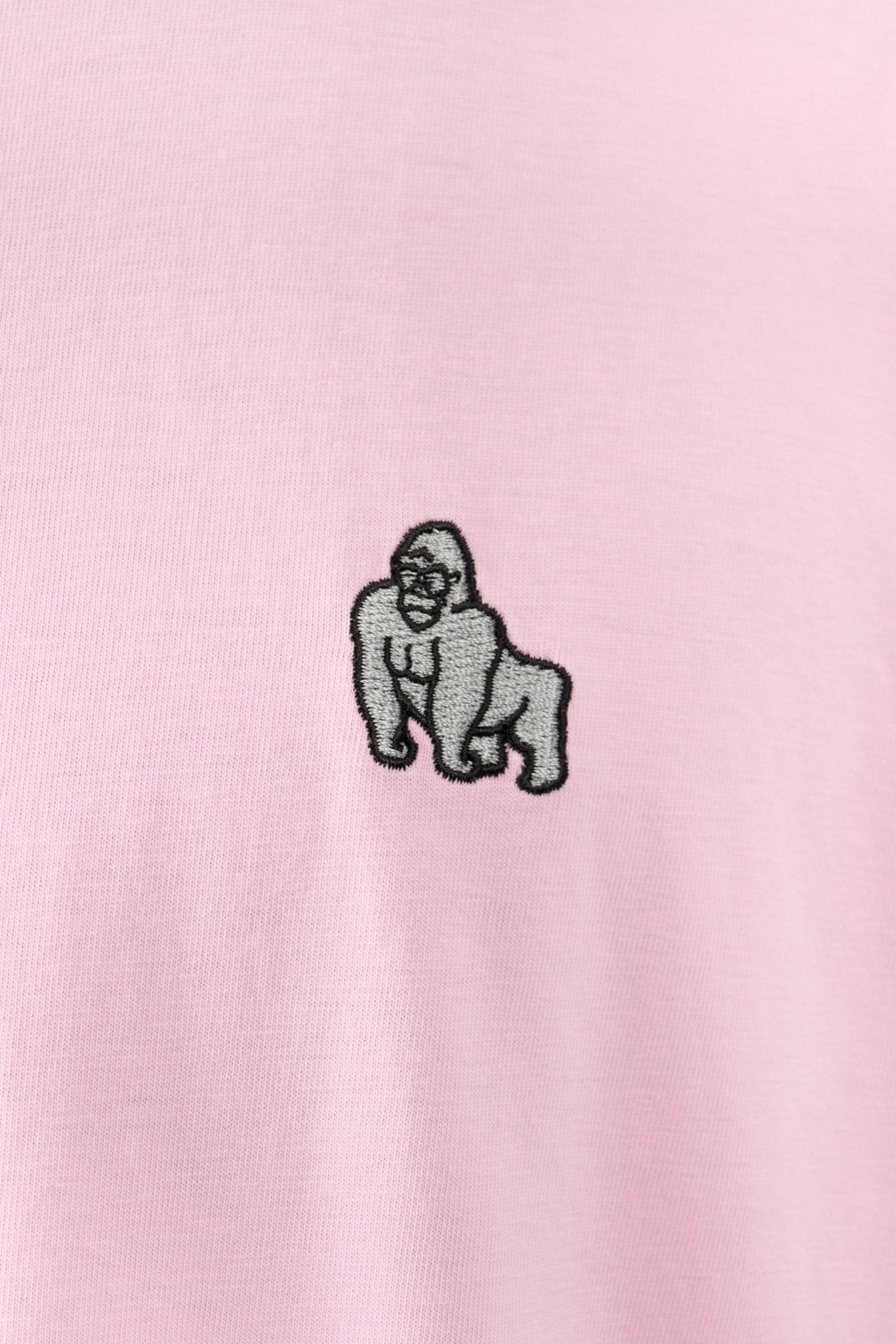 Mini Embroidery T-shirt - Pink - THAT GORILLA BRAND