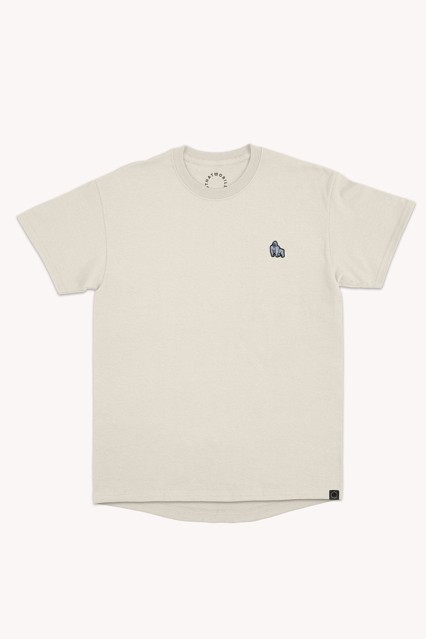 MINI EMBROIDERY T - TOFU/WHITE - THAT GORILLA BRAND
