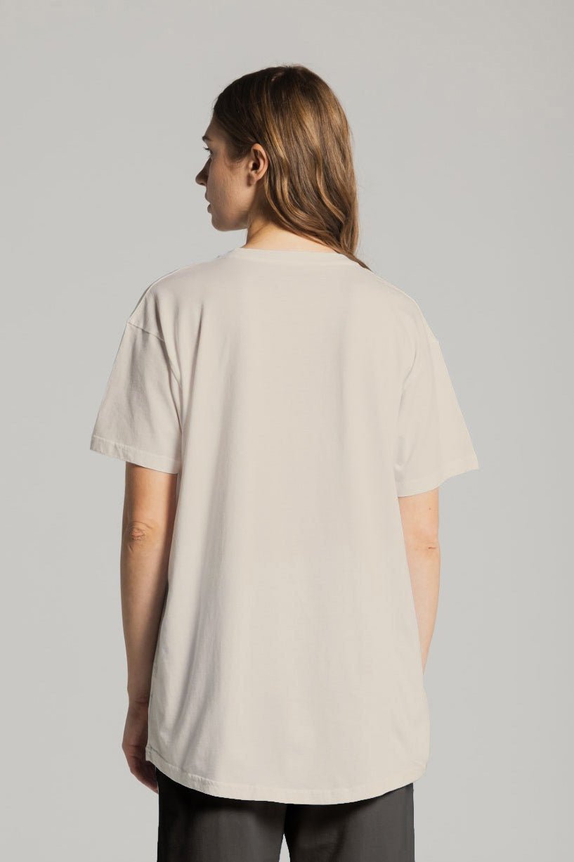 MINI EMBROIDERY T - TOFU/WHITE - THAT GORILLA BRAND