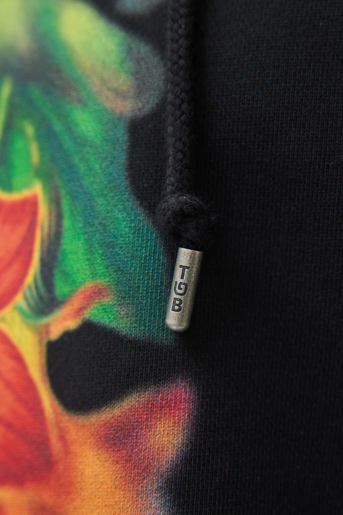 NANDI FLAME HOODIE - BLACK - THAT GORILLA BRAND