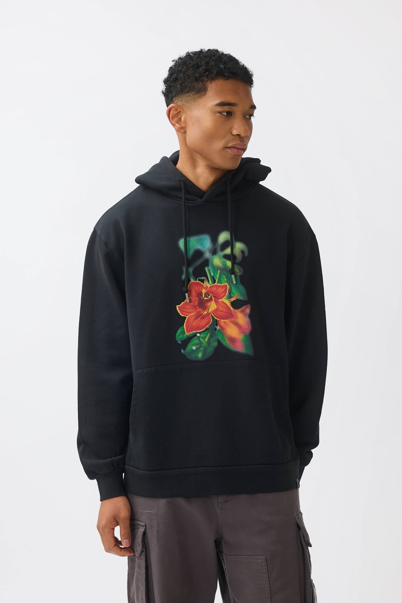 NANDI FLAME HOODIE - BLACK - THAT GORILLA BRAND