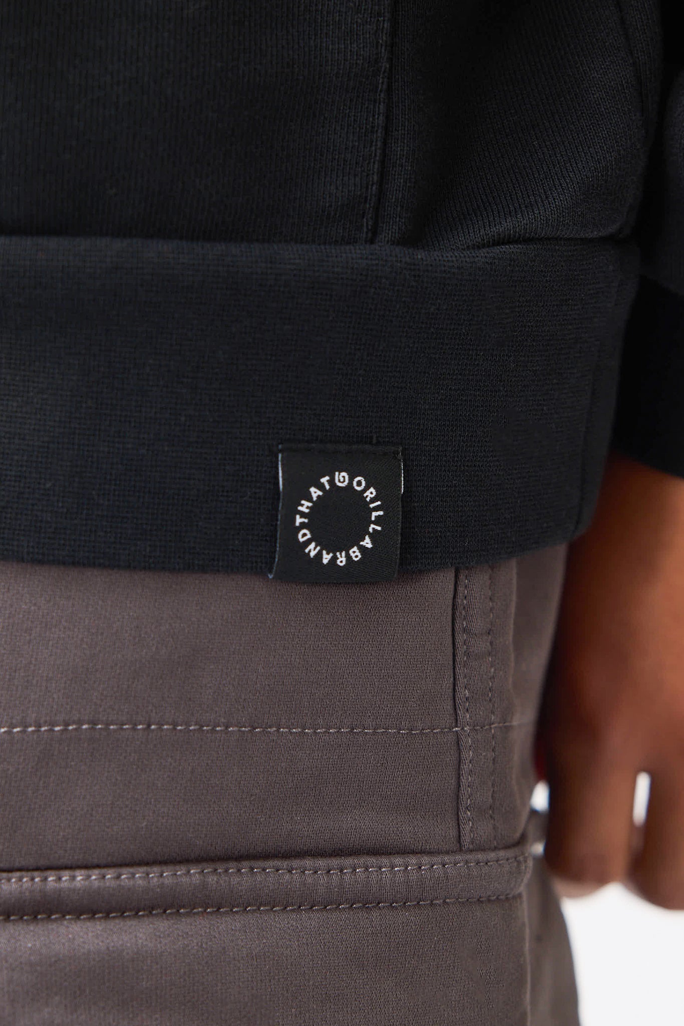 NANDI FLAME HOODIE - BLACK - THAT GORILLA BRAND