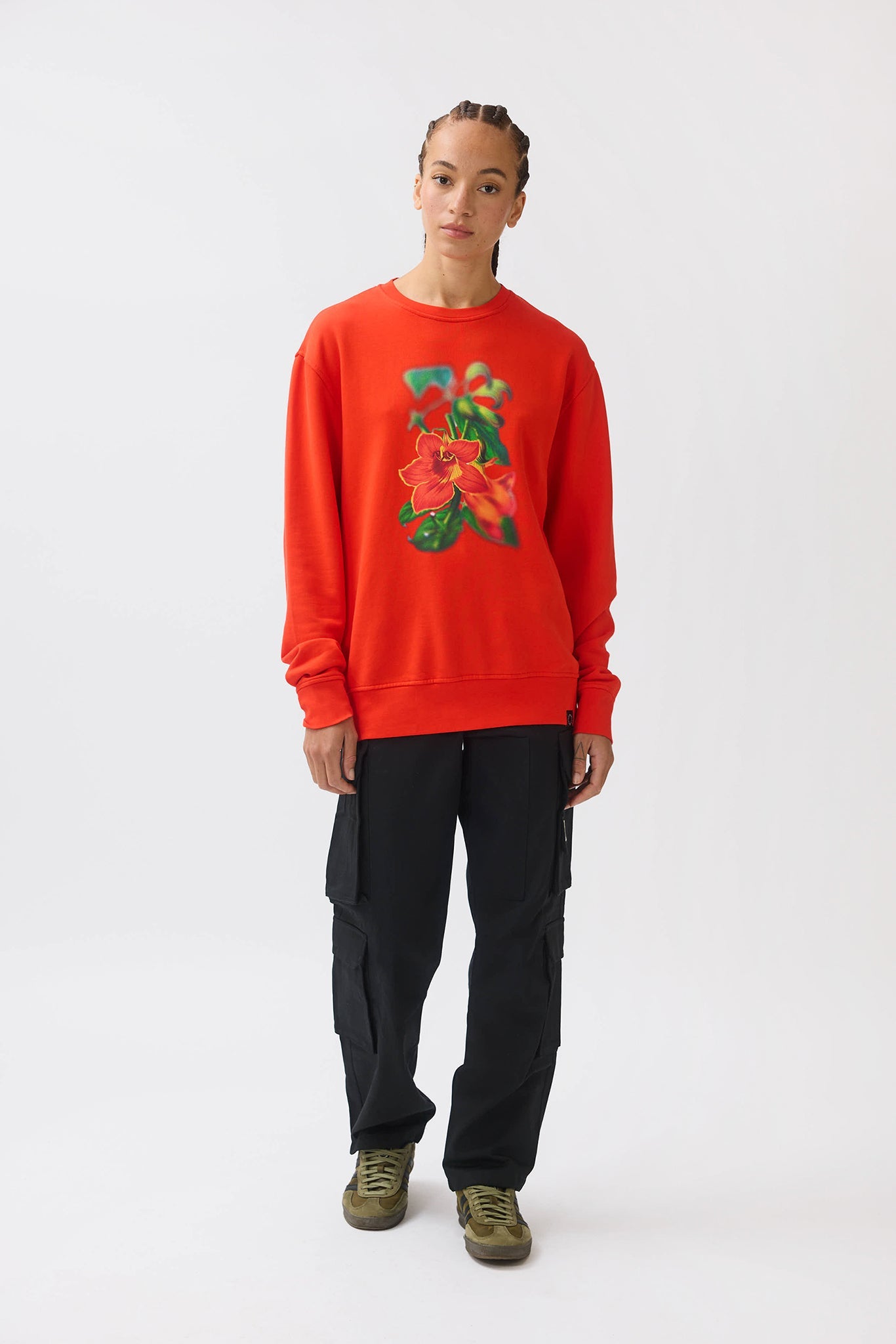 NANDI FLAME SWEATSHIRT - RED - THAT GORILLA BRAND