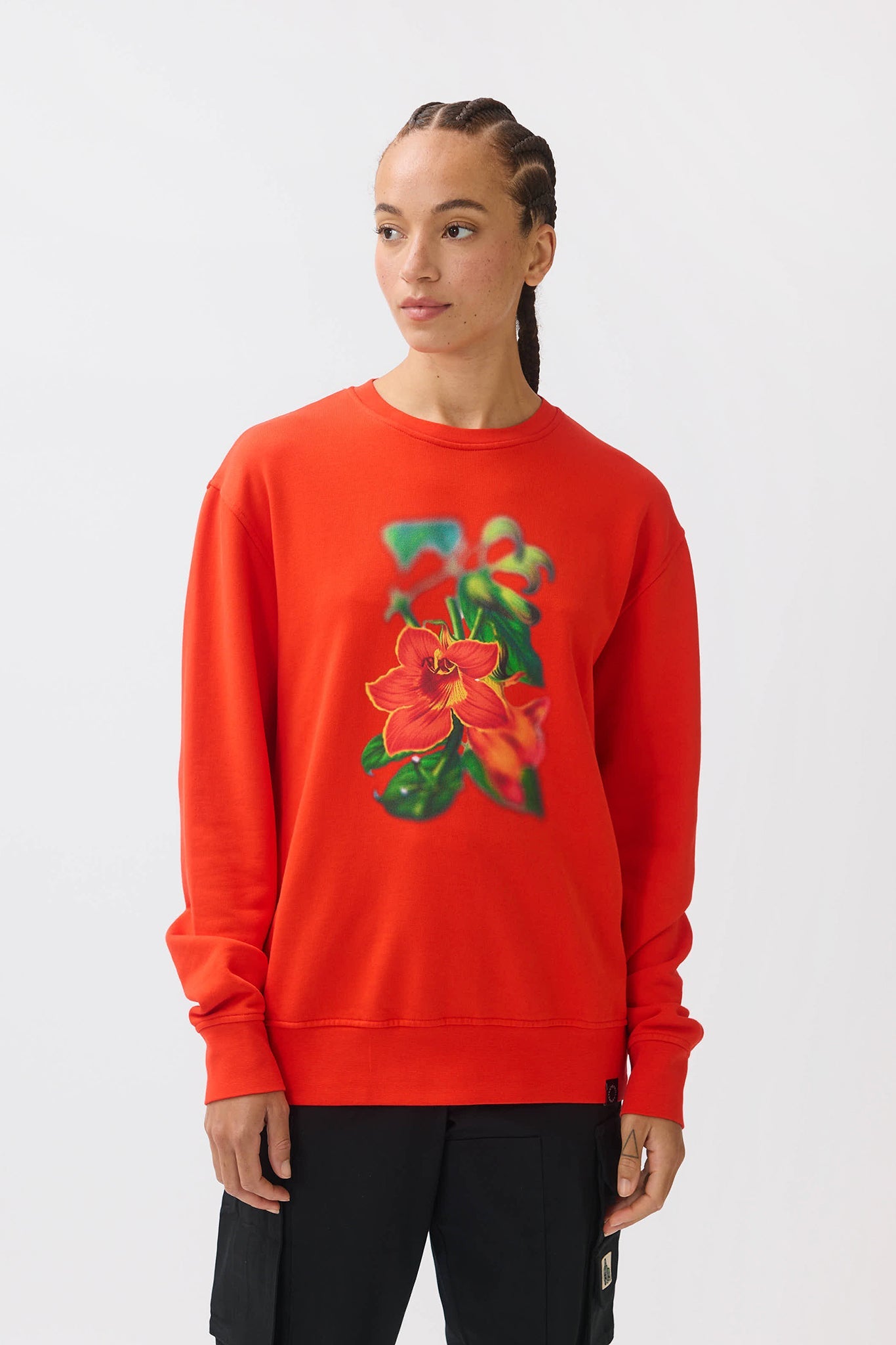 NANDI FLAME SWEATSHIRT - RED - THAT GORILLA BRAND