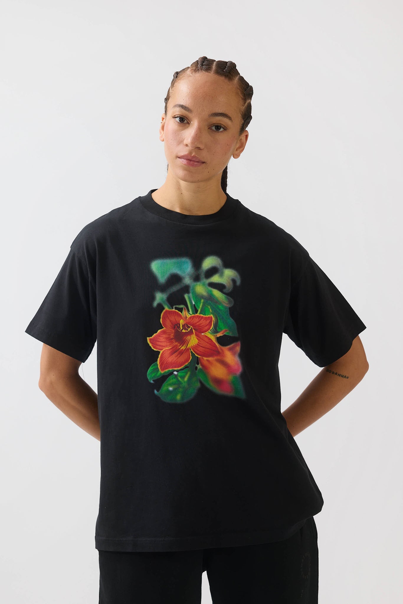 NANDI FLAME T - SHIRT - BLACK - THAT GORILLA BRAND